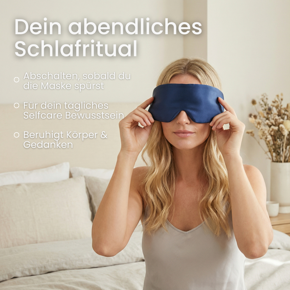 Seiden Schlafmaske für Tiefschlaf